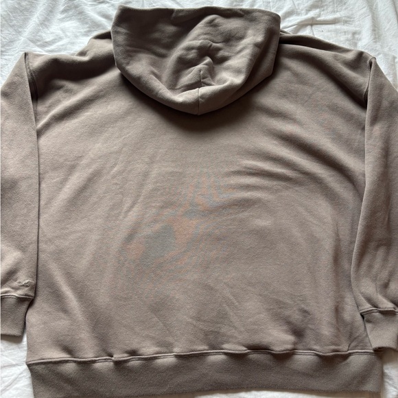 Hollister Men's Beige Hoodie - Picture 3 of 3